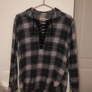 cute flannel long sleeve